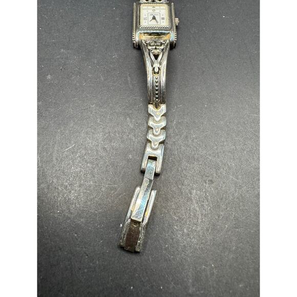 Brighton Hamilton Silver Tone Butterfly Metal Band Ladies Wrist Watch White Dial main image 4